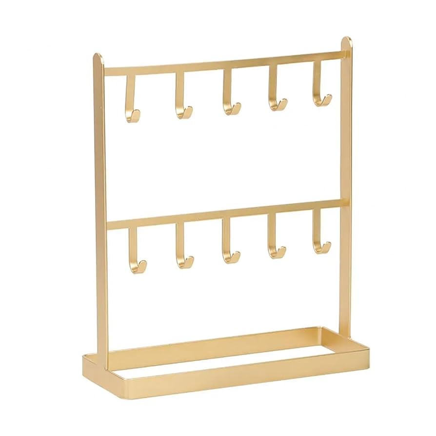 半額以下:両面アクセサリー什器アンティークゴールド・フック付き 半額以下:両面アクセサリー什器アンティークゴールド・フック